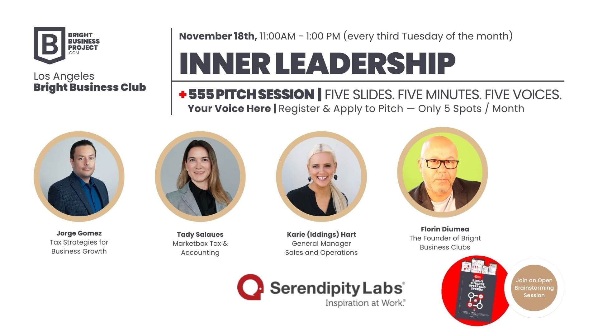 LA — The Power of Inner Leadership + 555 Pitch