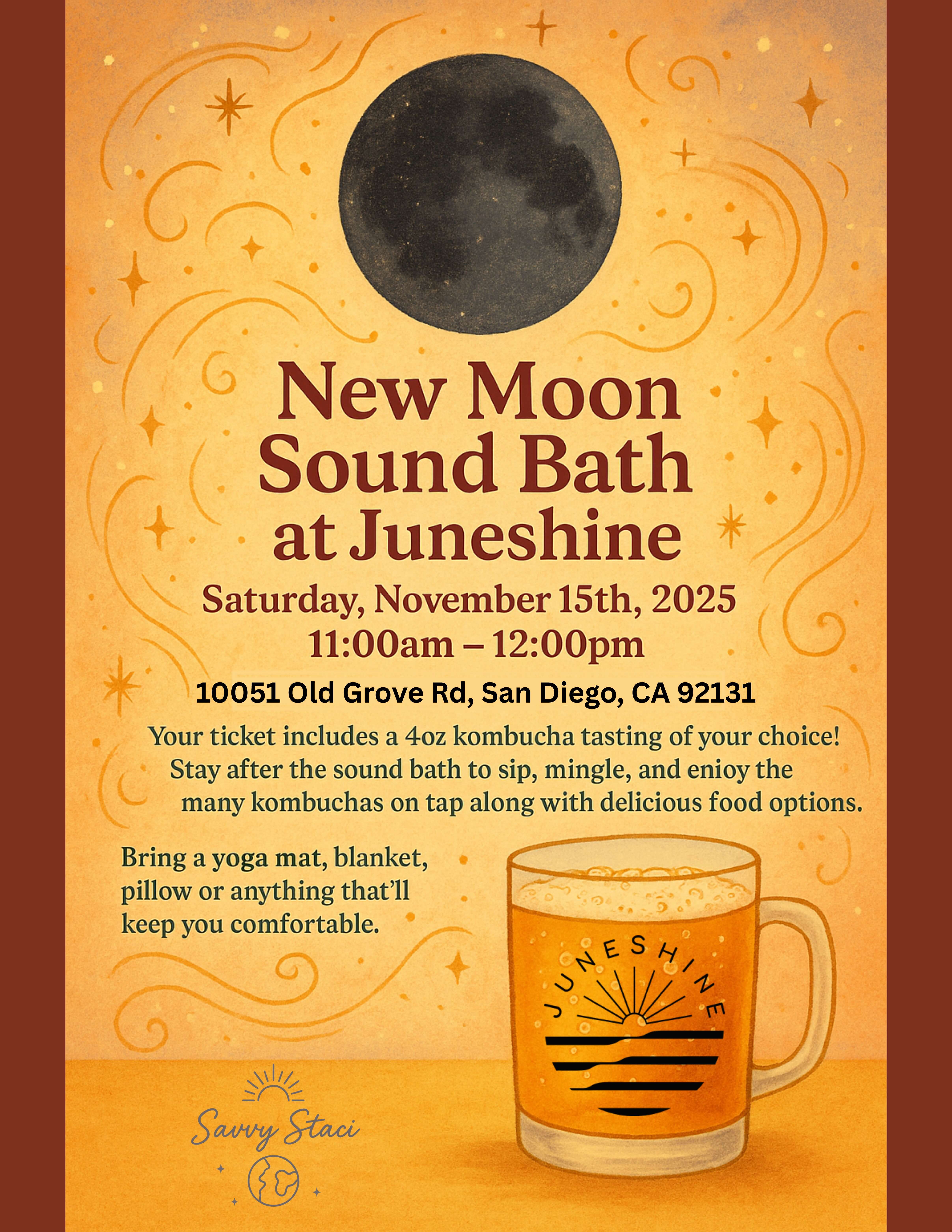 New Moon Sound Bath at Juneshine