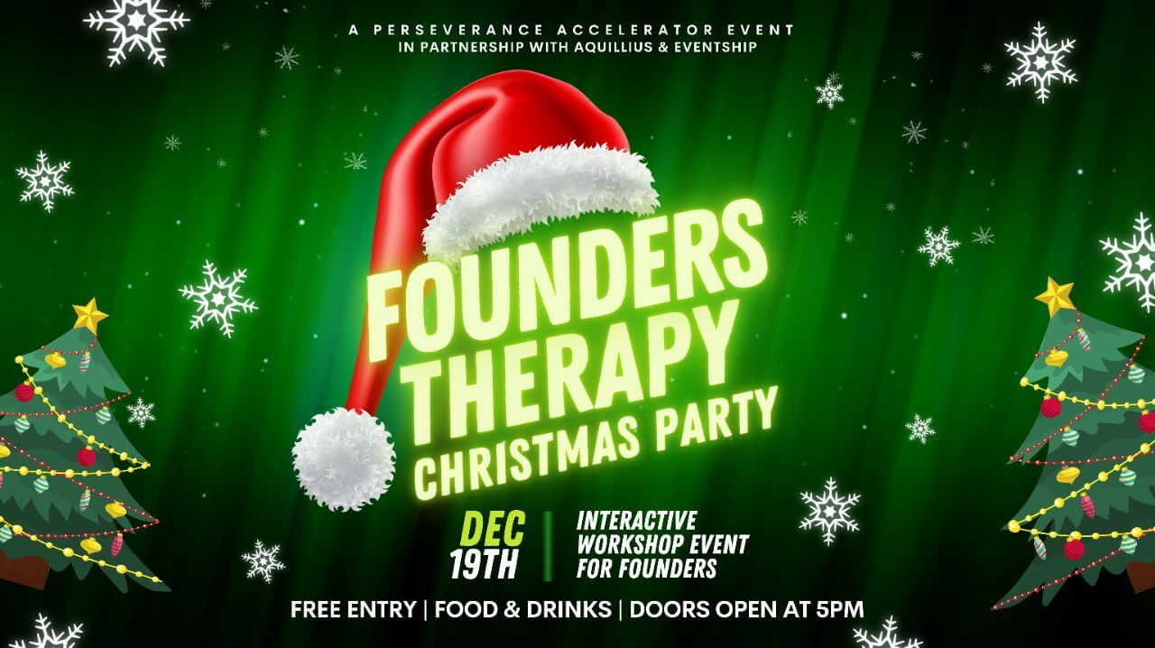 Founders Therapy Christmas Party: An utterly non-serious party for founders