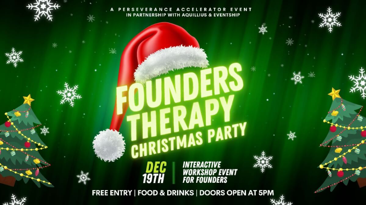 Founders Therapy Christmas Party: An utterly non-serious party for founders