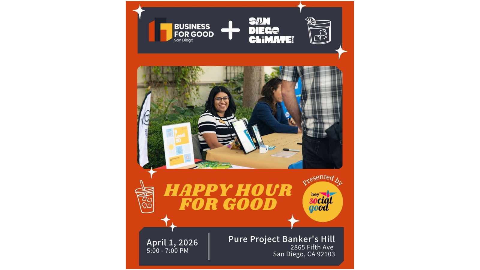 Happy Hour For Good with Business For Good + San Diego Climate Week