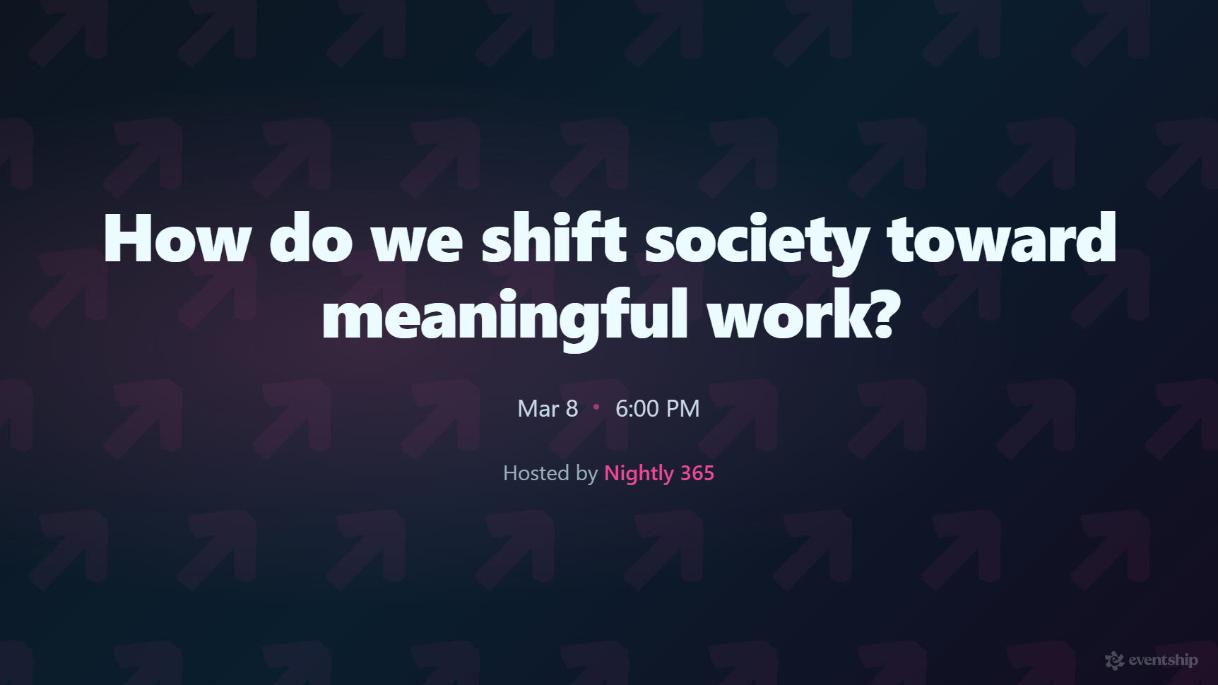 How do we shift society toward meaningful work?