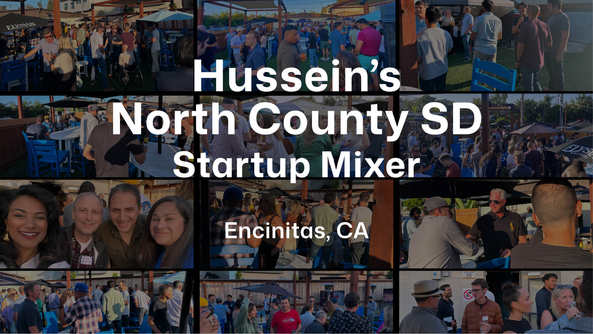 Hussein's North County SD Startup Mixer - July 2026