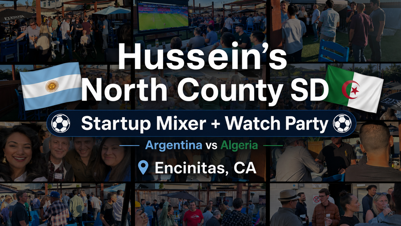 Hussein's North County SD Startup Mixer - June 2026
