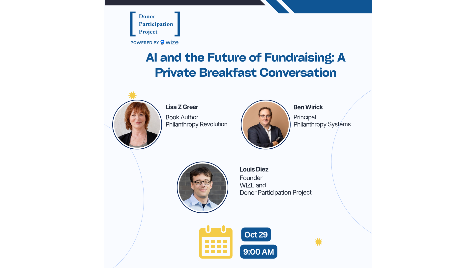 AI and the Future of Fundraising: A Private Breakfast Conversation