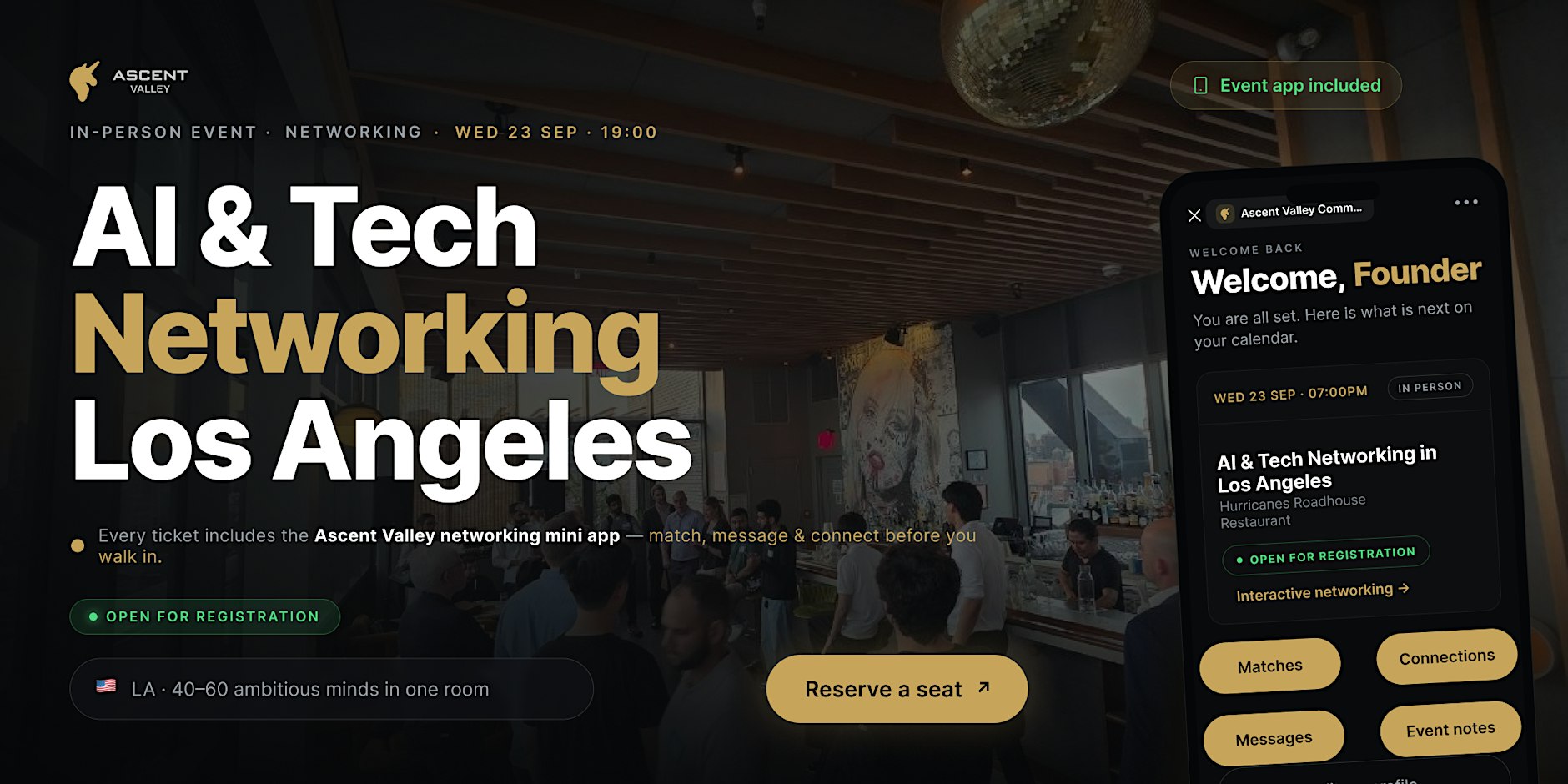 AI &  Tech Networking Event in Los Angeles by Ascent Valley