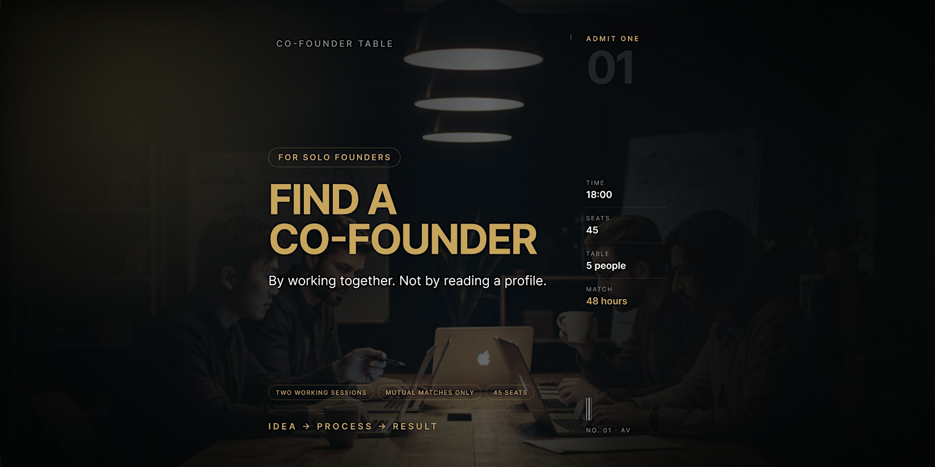 Los Angeles Co-Founder Matching: Find a Partner by Solving Real Problems