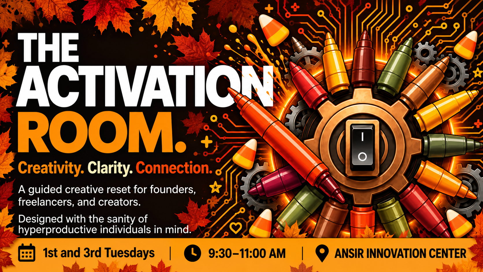 The Activation Room: Creativity, Clarity & Connection