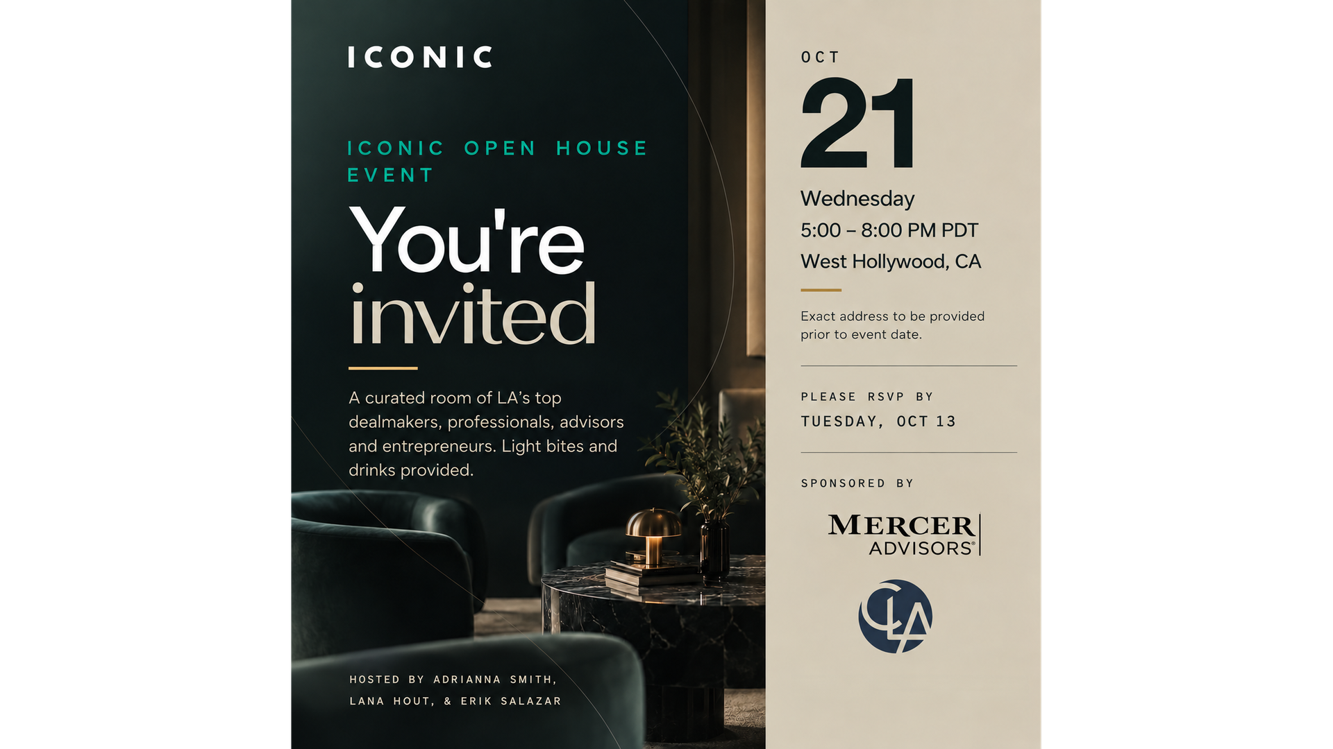 Iconic Open House Event