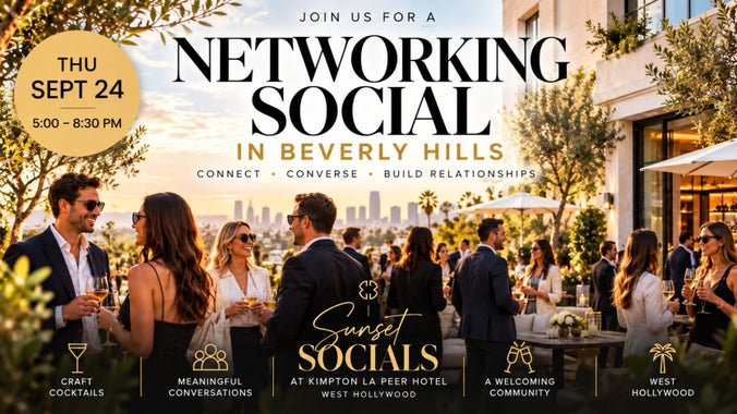 The Networking Social Everyone's Talking About | Sunset Socials