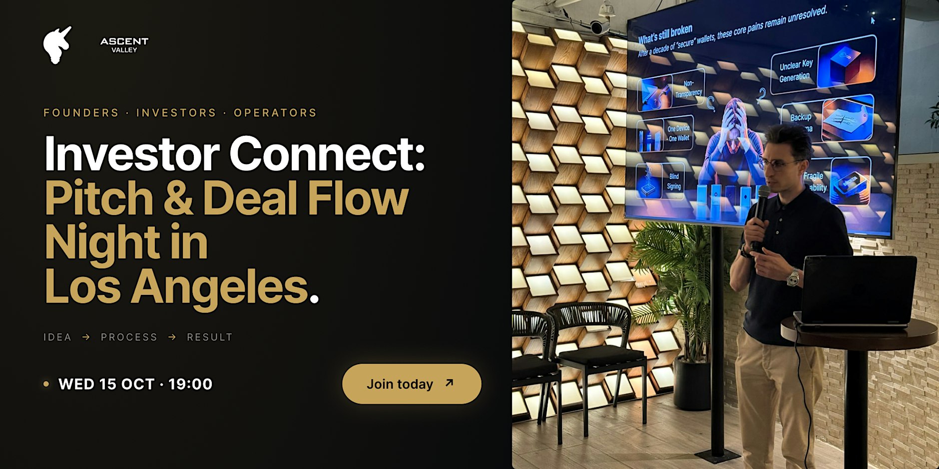 Investor Connect: Pitch & Deal Flow Night | Los Angeles
