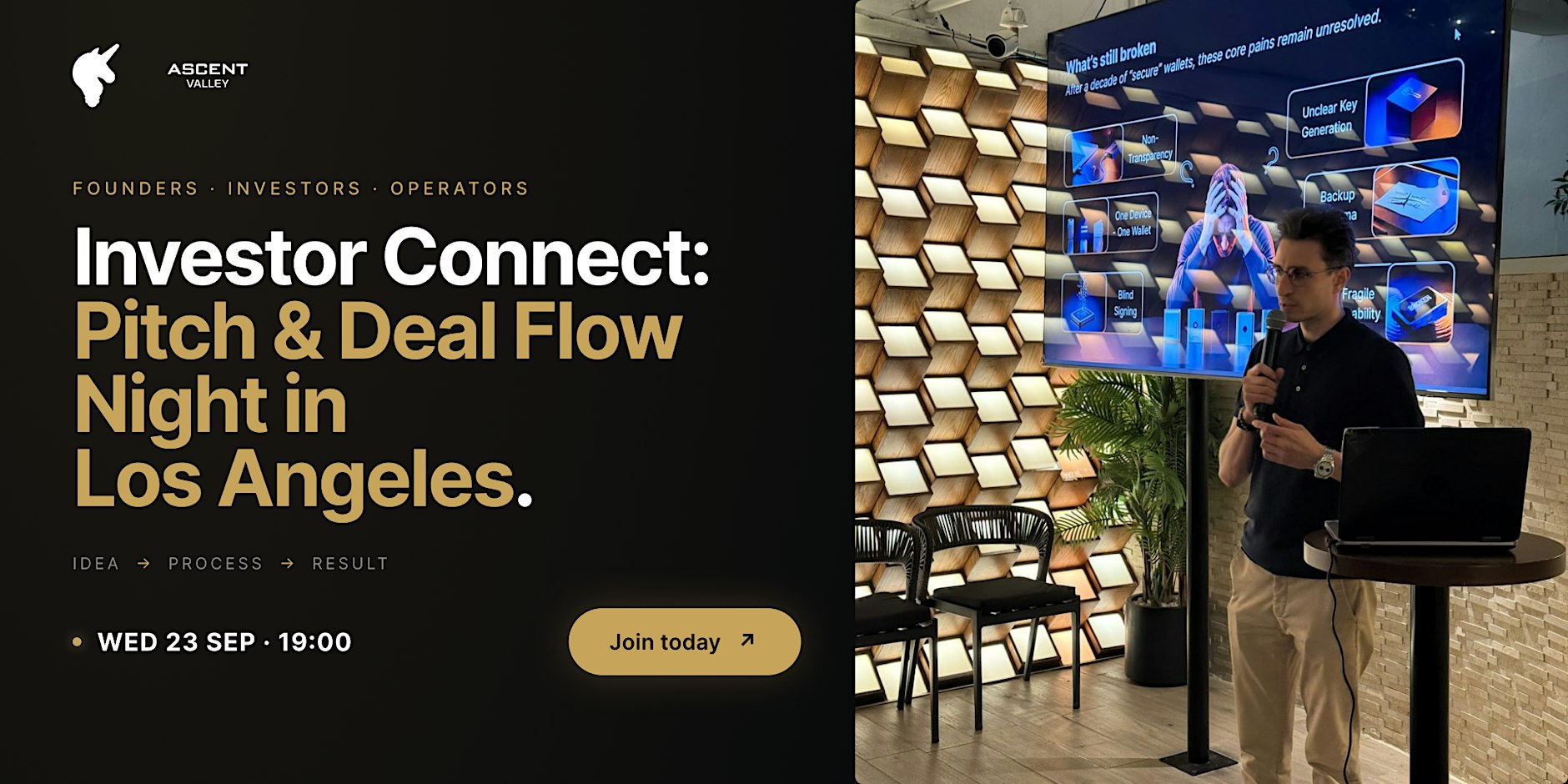 Investor Connect: Pitch & Deal Flow Night | Los Angeles