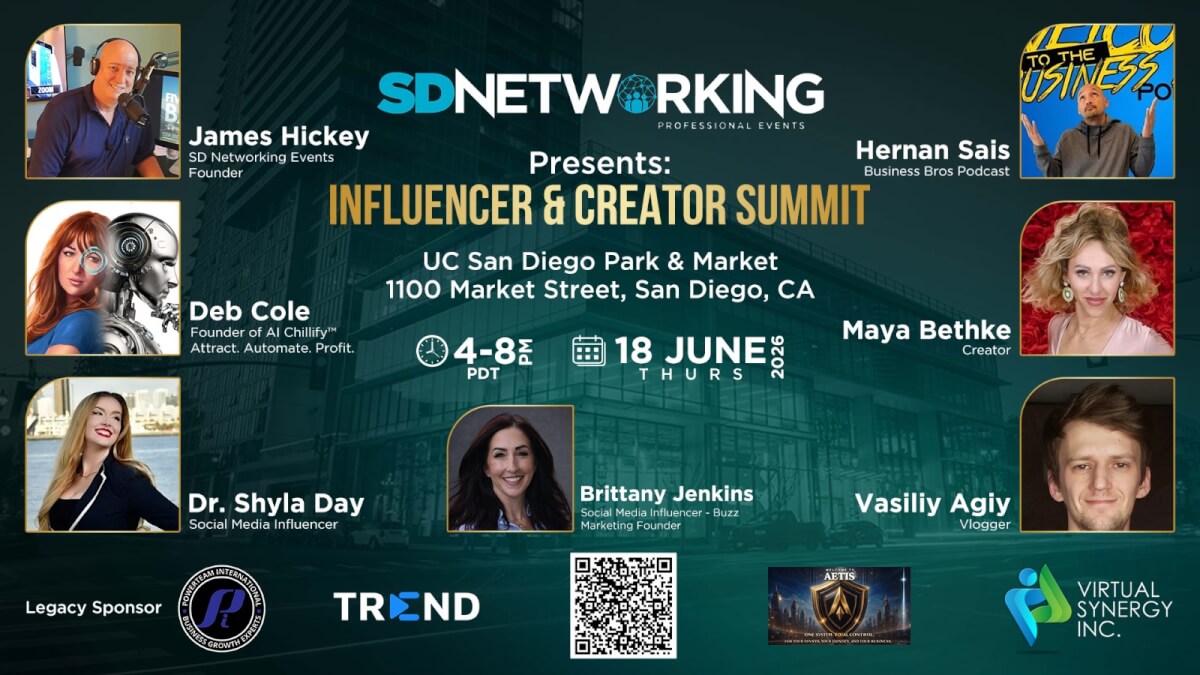 Influencer & Creator Summit - SD Networking Events