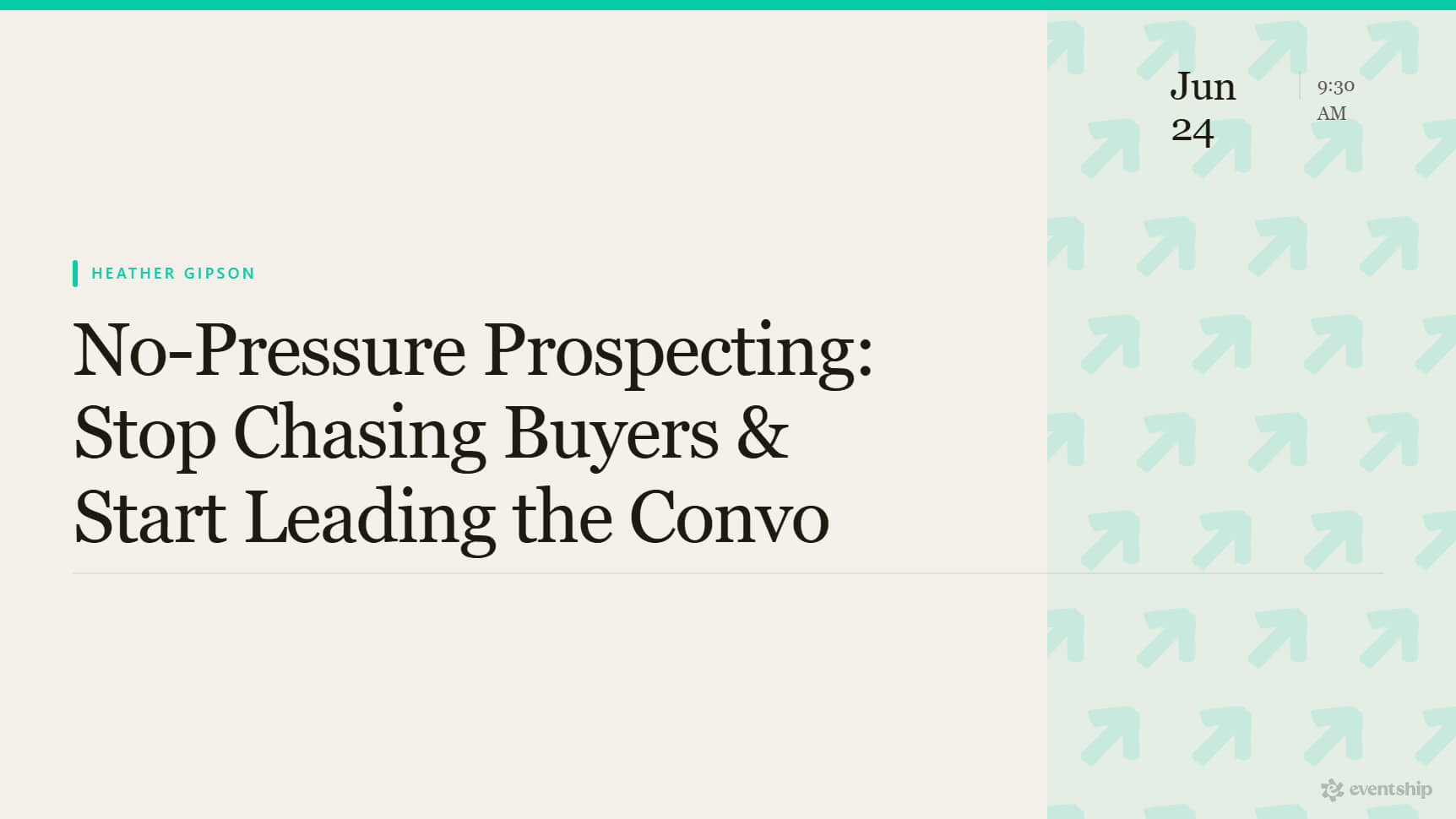 No-Pressure Prospecting: Stop Chasing Buyers & Start Leading the Conversation