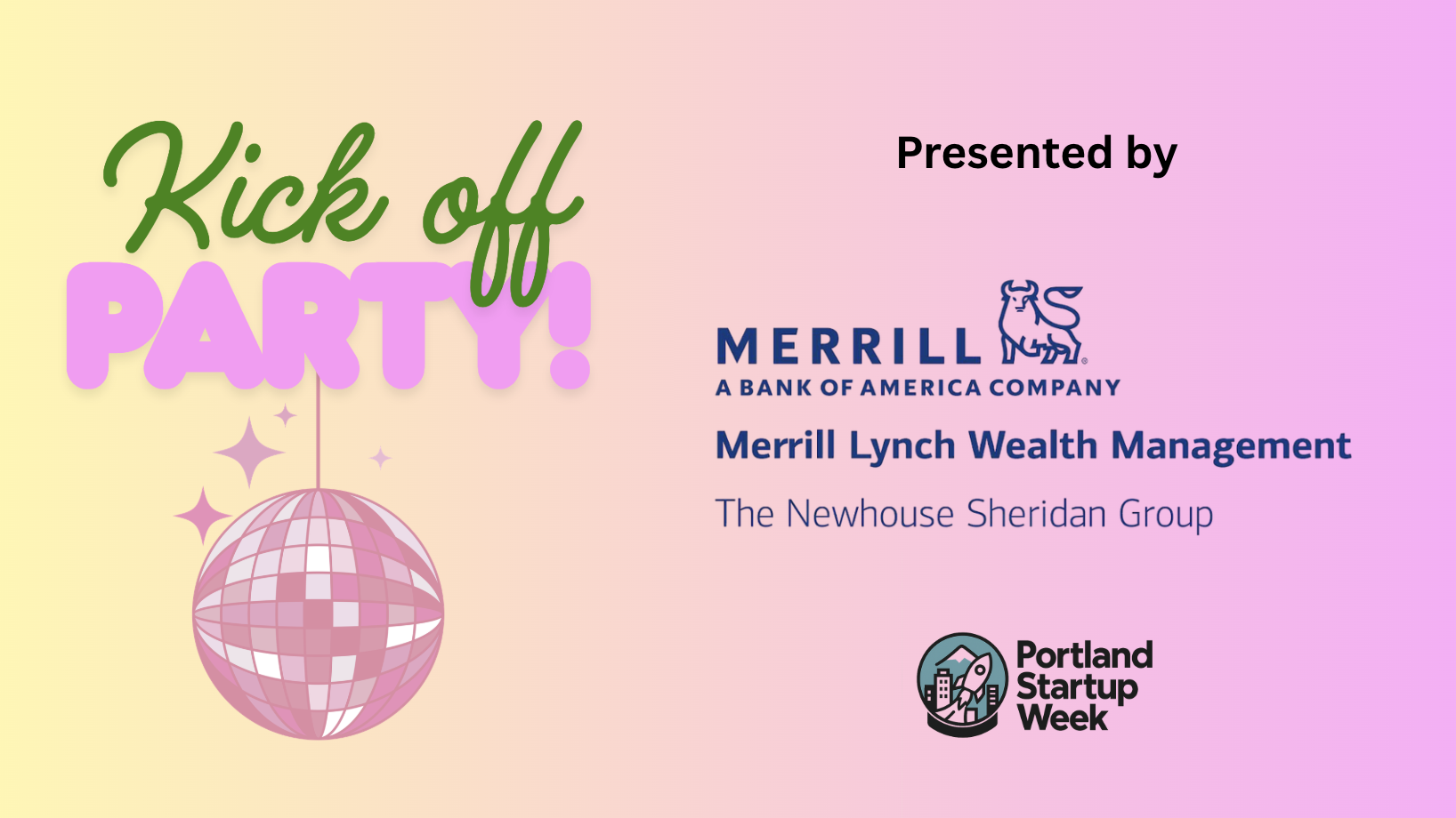 Kickoff Party presented by Merrill, a Bank of America company