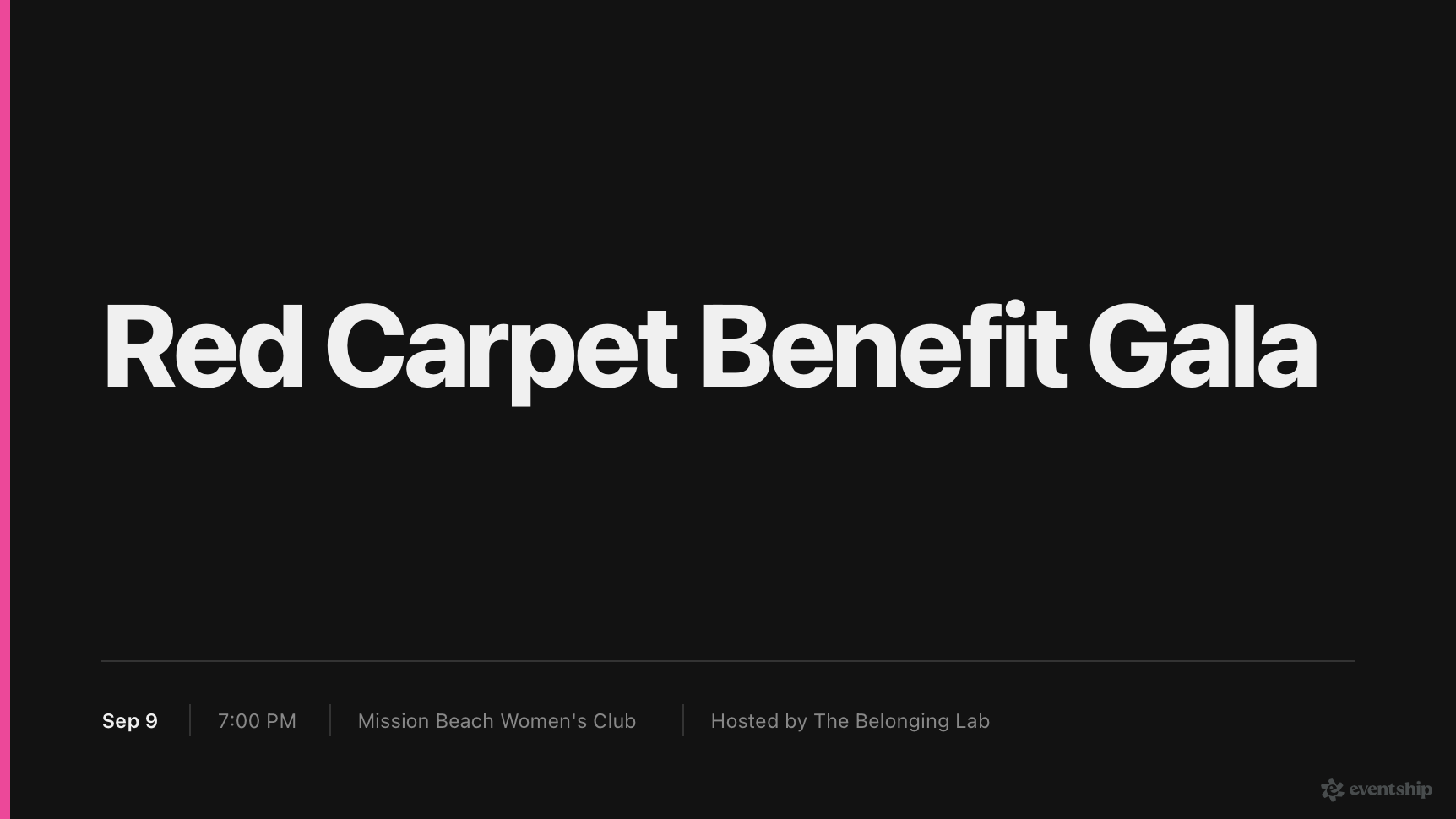Red Carpet Benefit Gala 