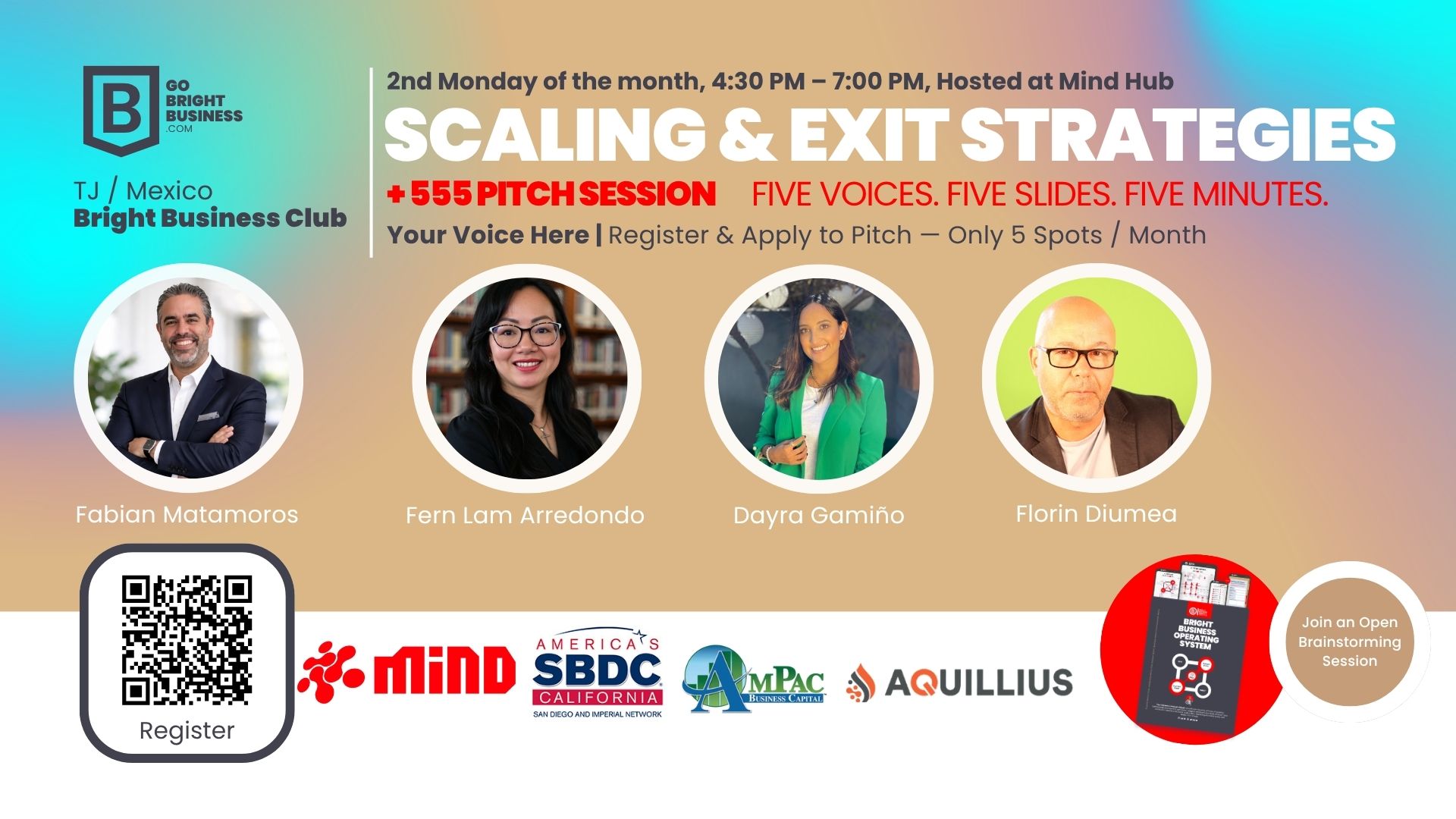 Tijuana Bright Business Club: Monthly Founders and Experts Collaborative Meeting 