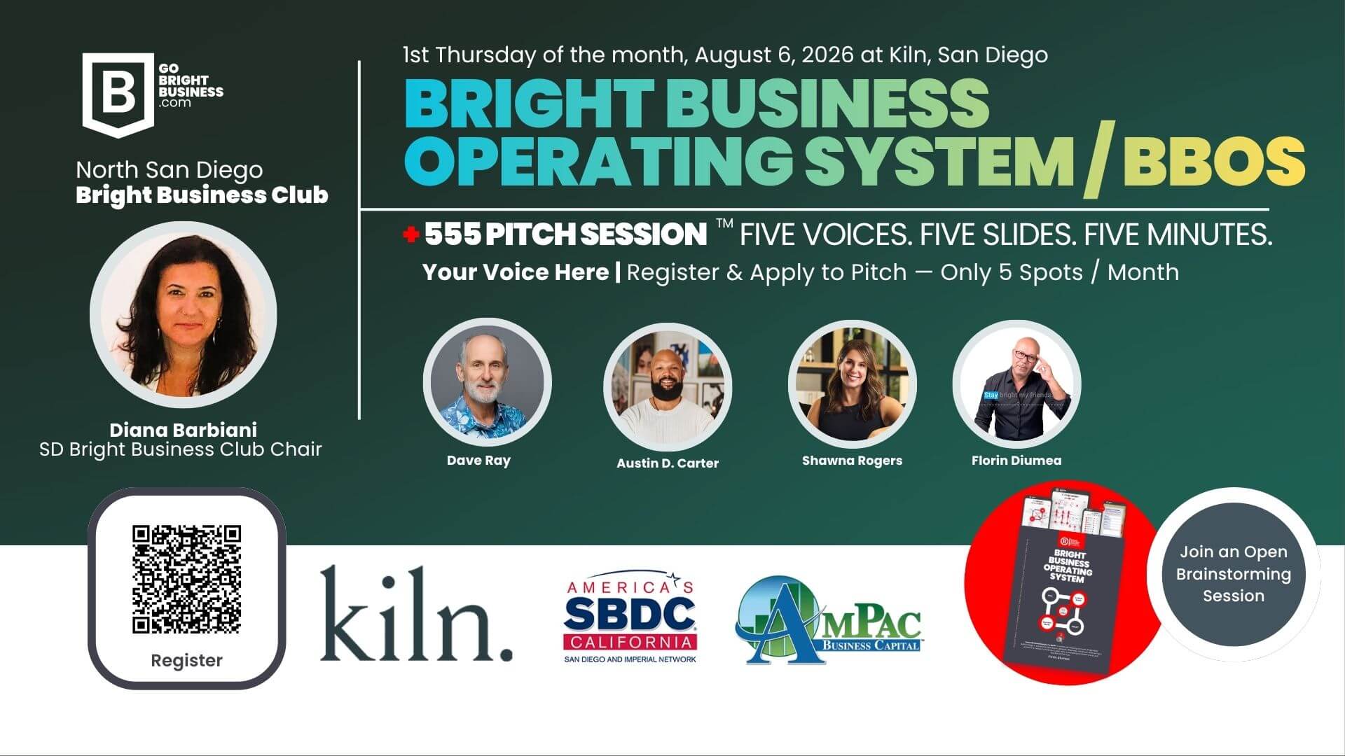 San Diego Bright Business Club: Monthly Founders and Experts Collaborative Meeting