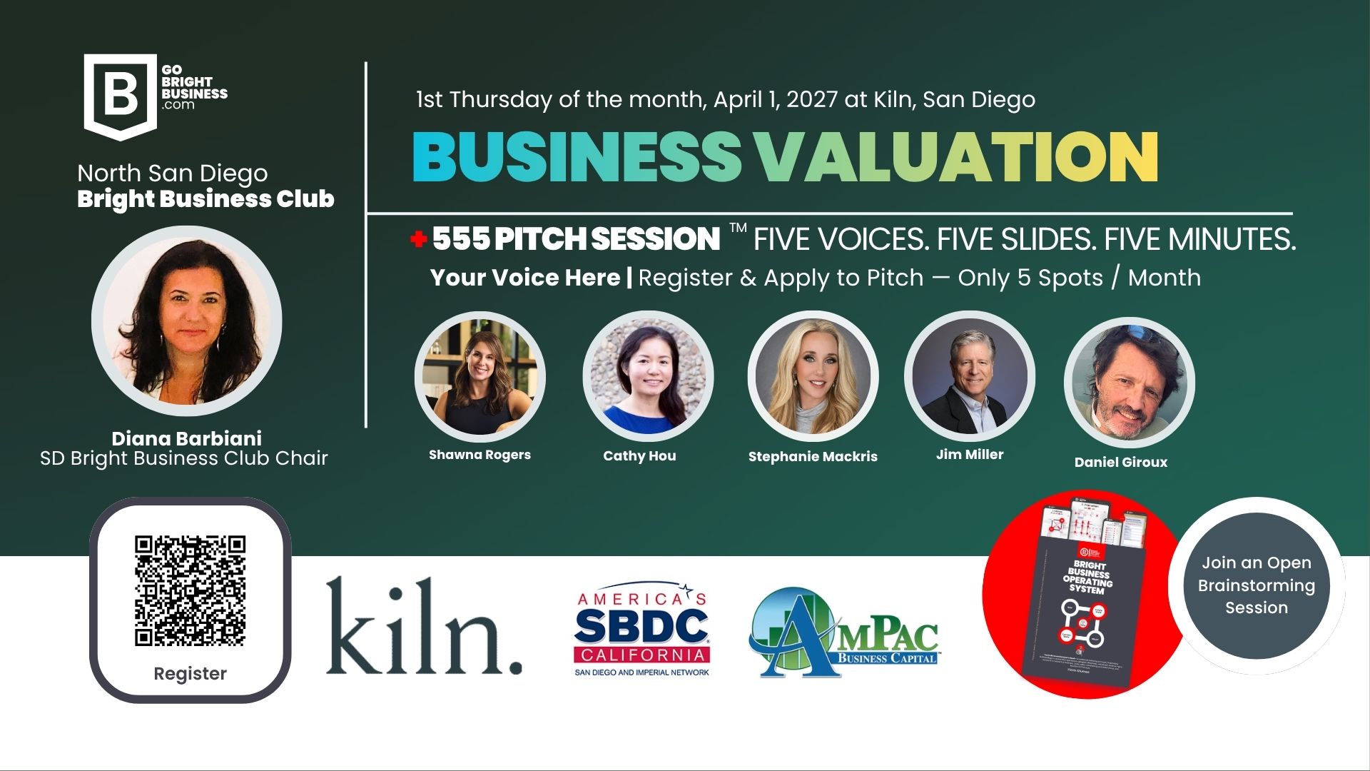 San Diego Bright Business Club: Monthly Founders and Experts Collaborative Meeting 