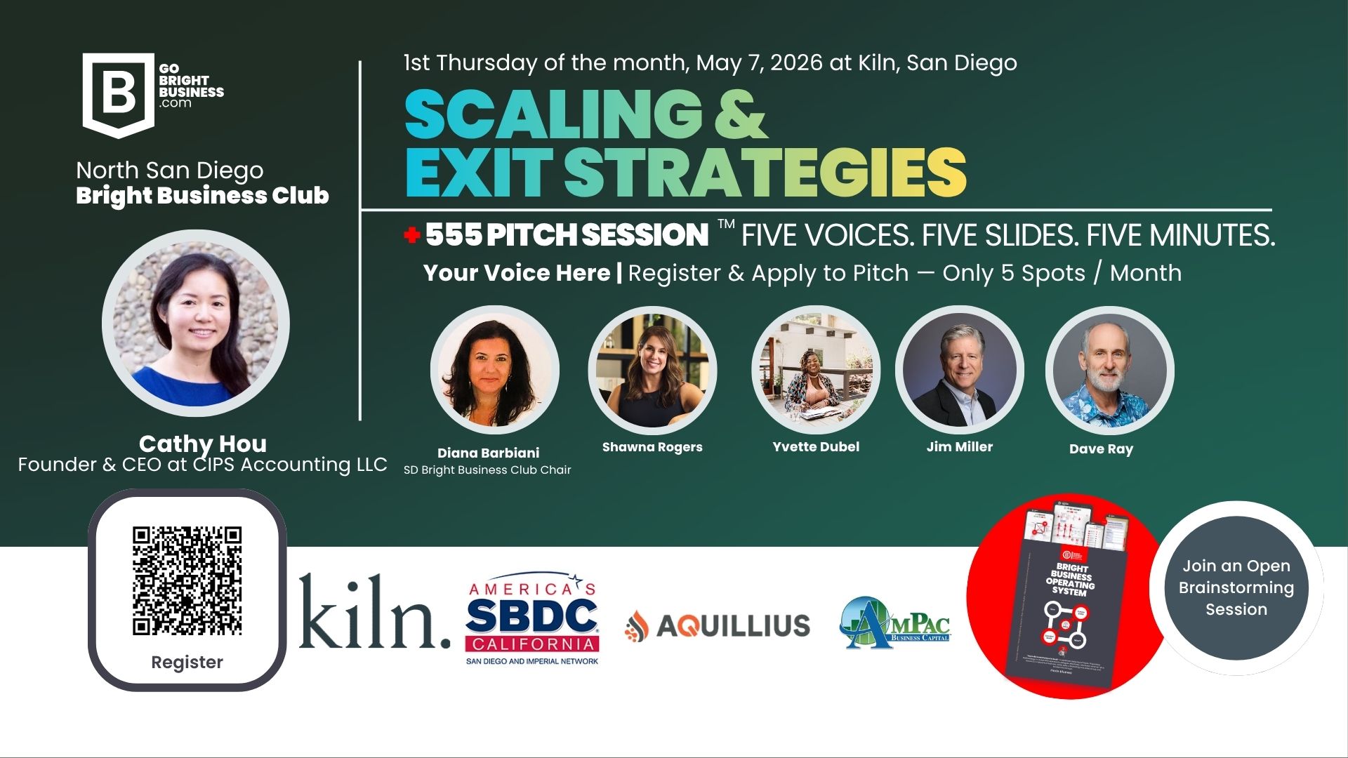 San Diego Bright Business Club: Monthly Founders and Experts Collaborative Meeting 