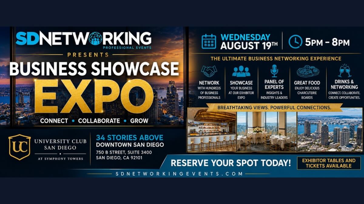 SD Networking Events - August 2026 Business Showcase Expo