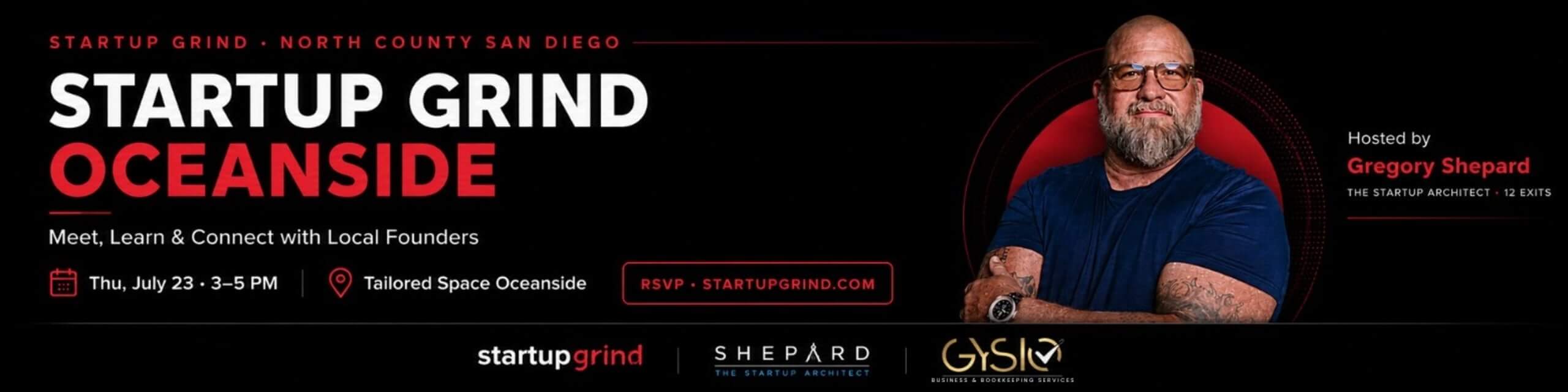 Startup Grind Oceanside: Meet, Learn & Connect with Local Founders