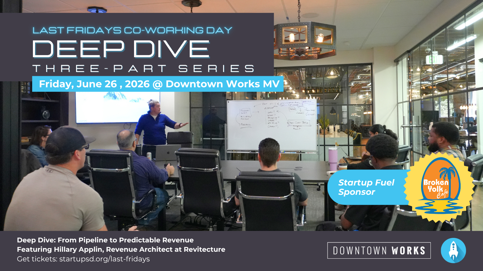StartupSD Last Fridays Co-Working Day Presented by Downtown Works