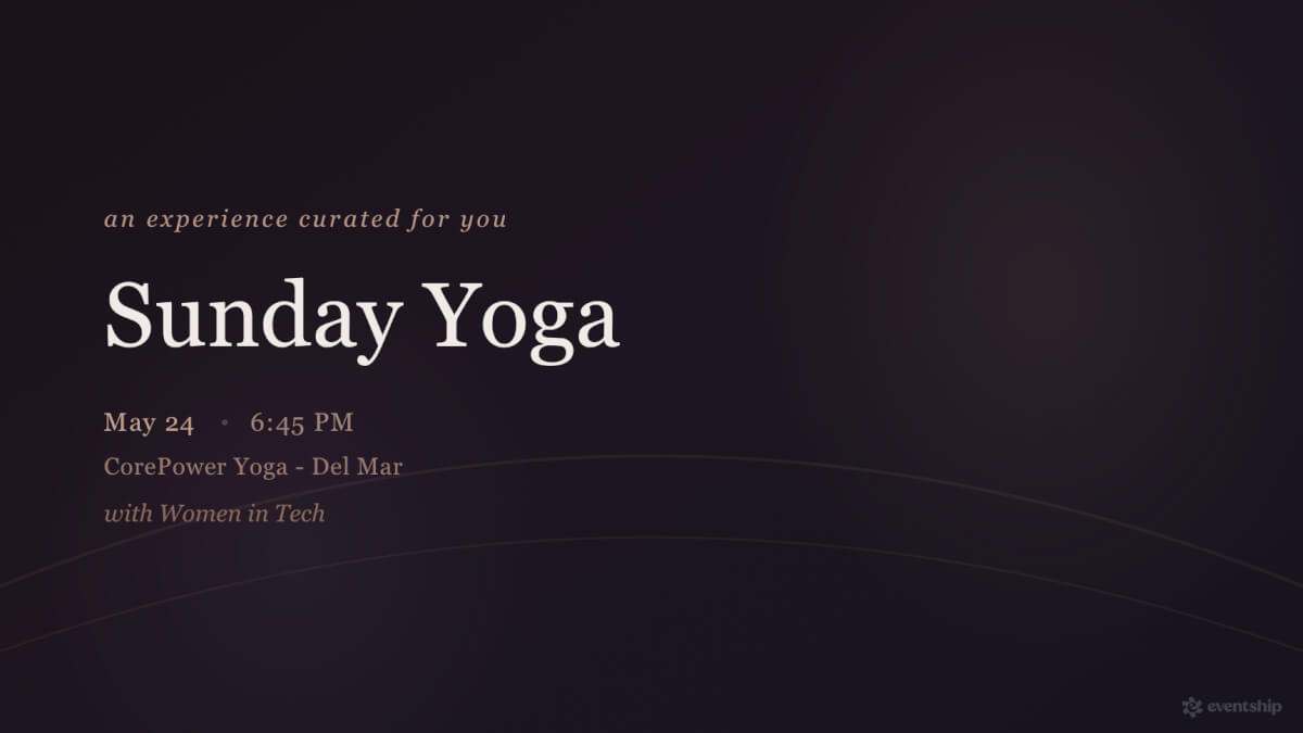 Sunday Yoga