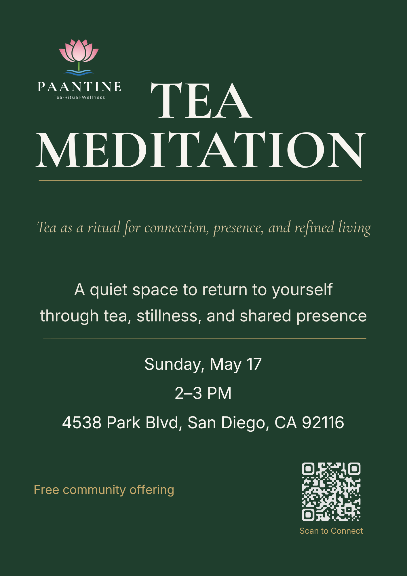 Guided Tea Meditation