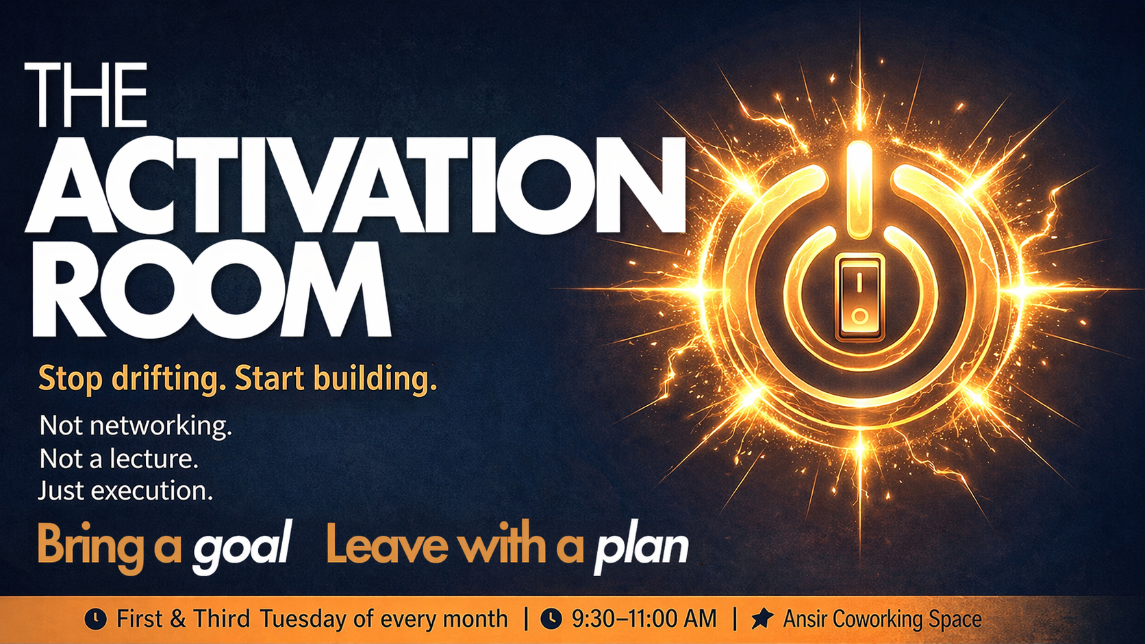 The Activation Room: Clarity, Action & Connection