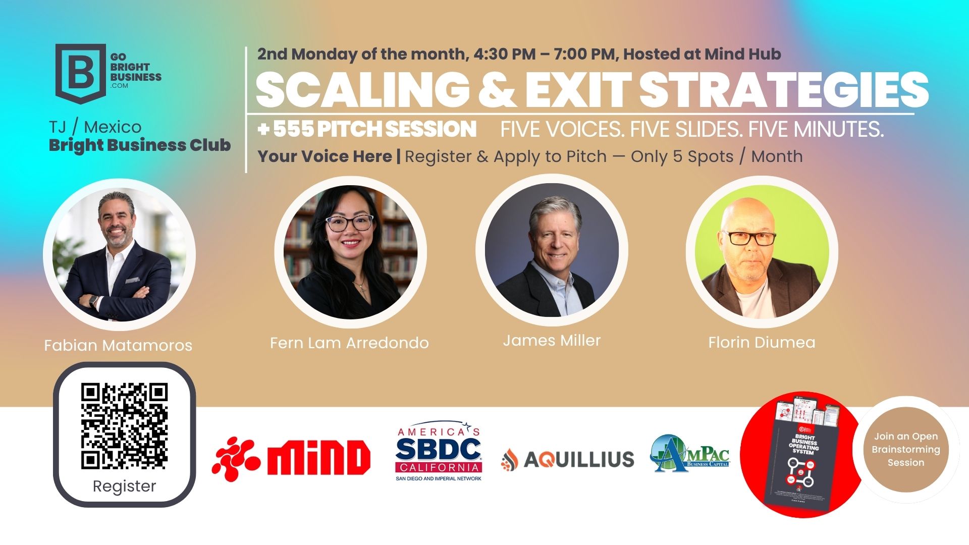 Tijuana Bright Business Club: Monthly Founders and Experts Collaborative Meeting