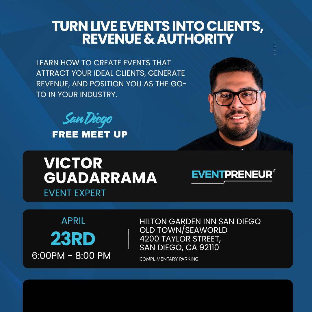 Turn Live Events Into Clients, Revenue & Authority