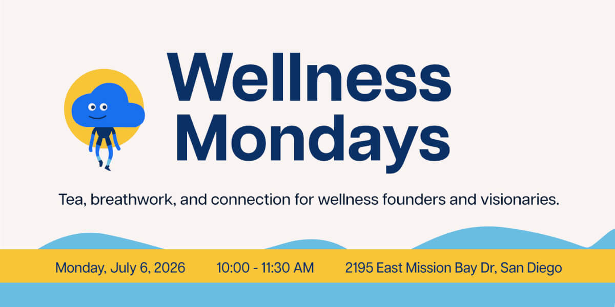 Wellness Mondays - Breathwork, Tea & Connection for the Wellness Community