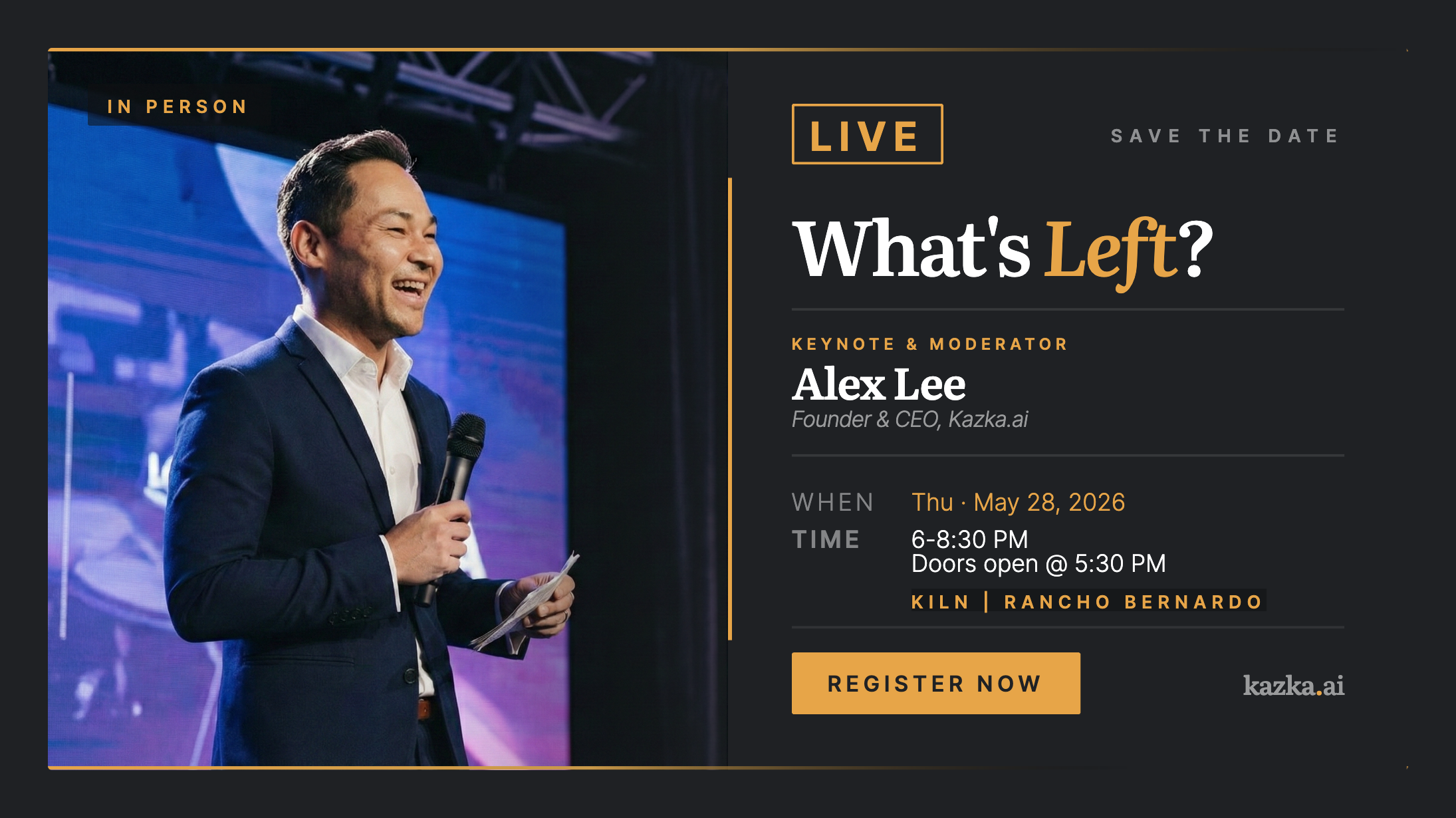 Whats Left LIVE - Keynote + Panel | Six Skills to Make You Irreplaceable 