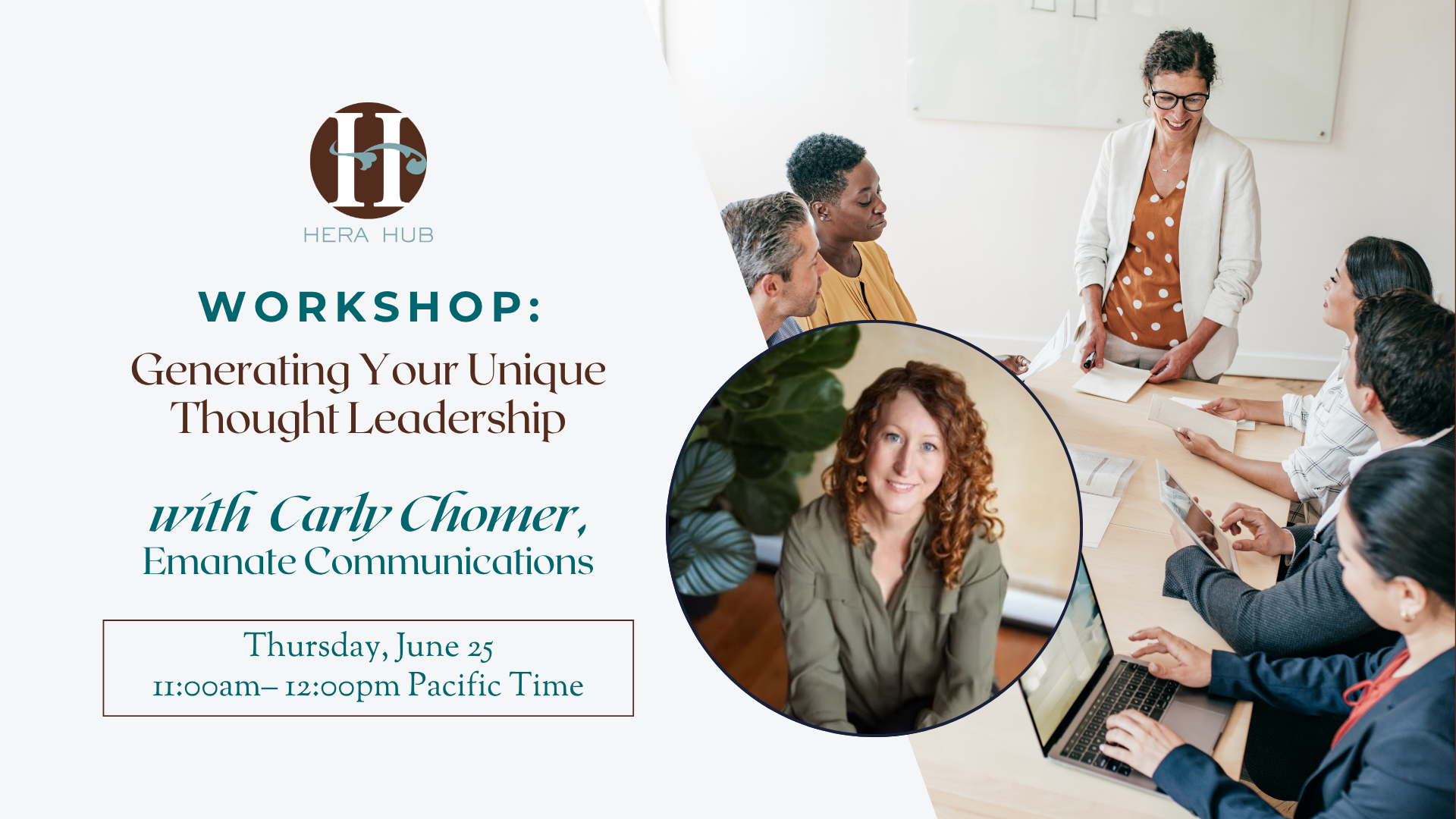 Workshop: Generating Your Unique Thought Leadership w/ Carly Chomer