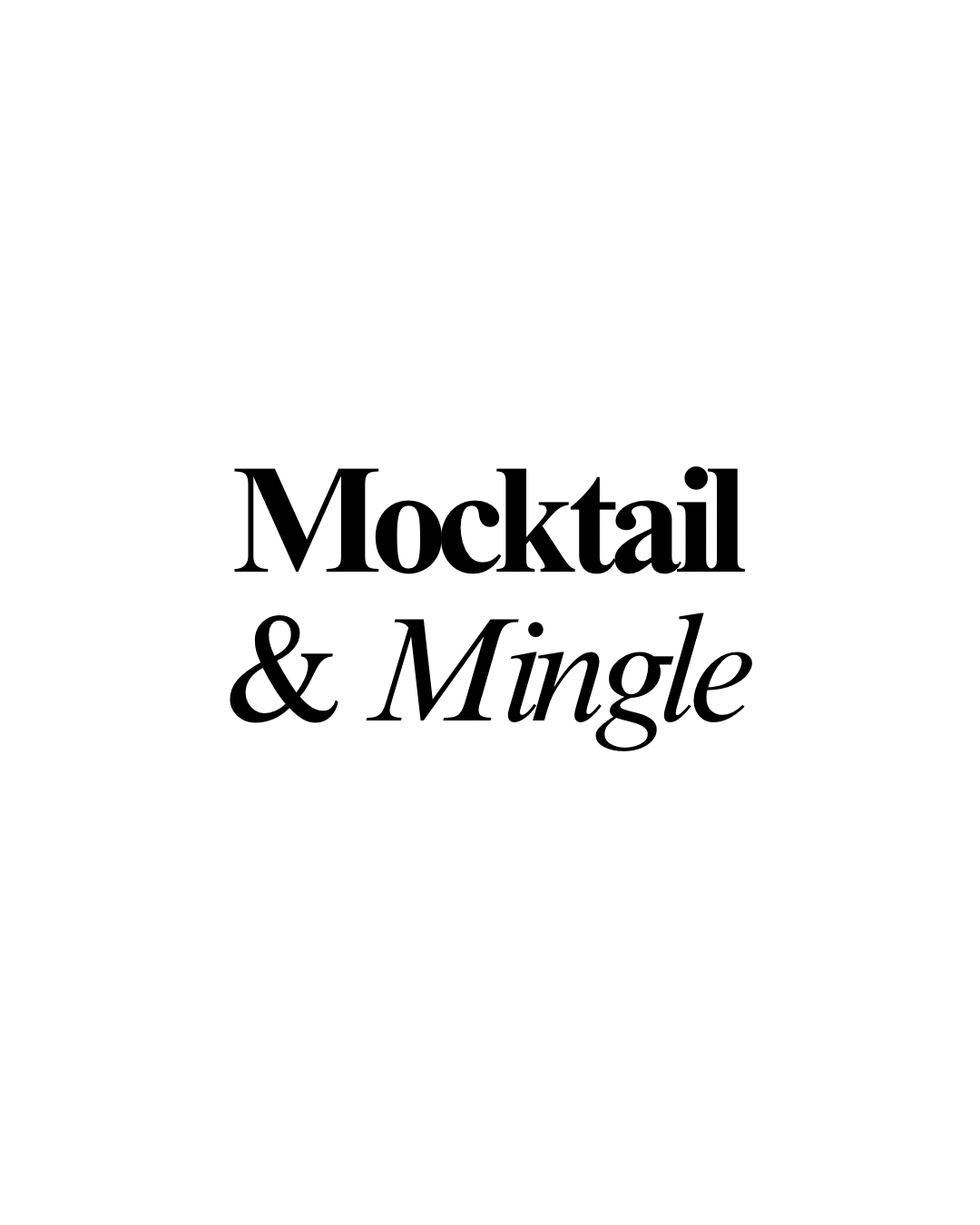 Mocktail & Mingle