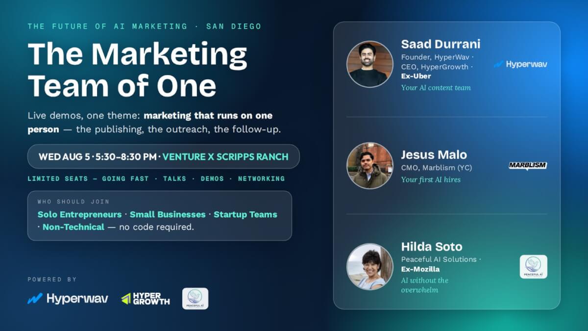 The Marketing Team of One | The Future of AI Marketing