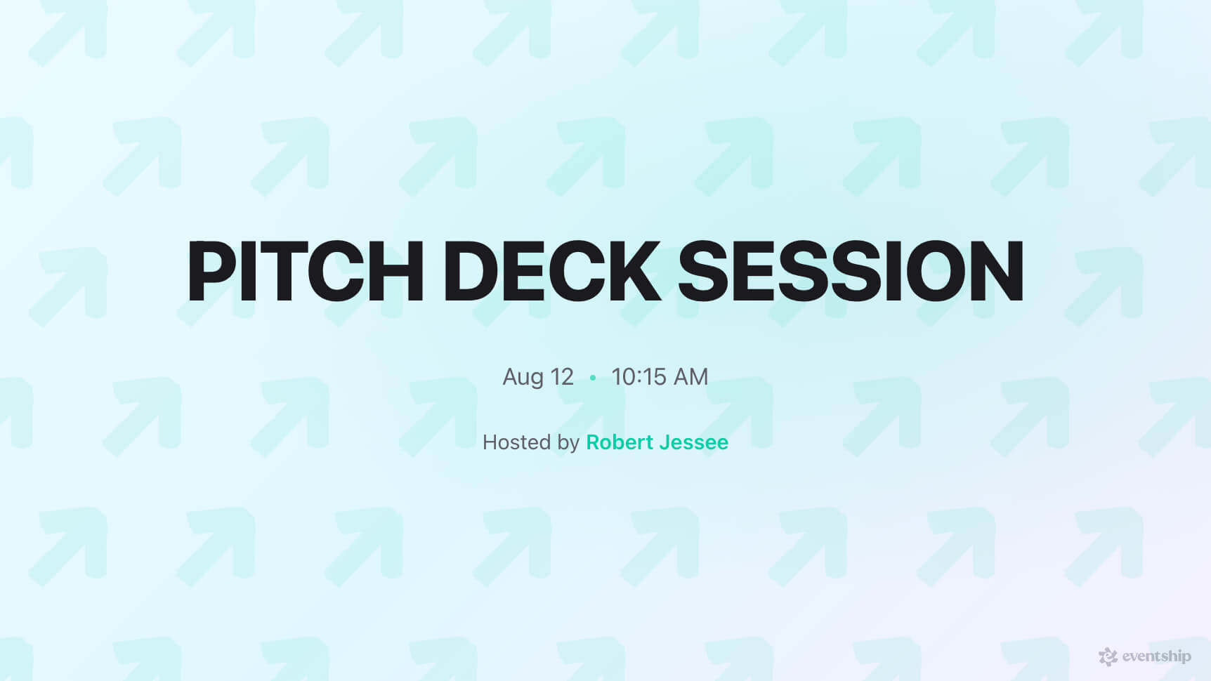 PITCH DECK SESSION