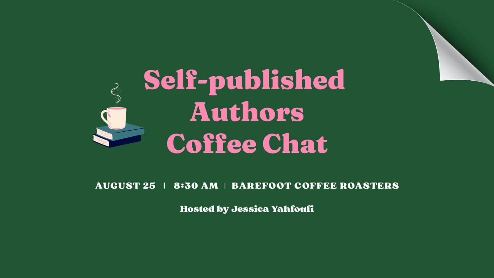 Self-Published Authors Coffee Chat