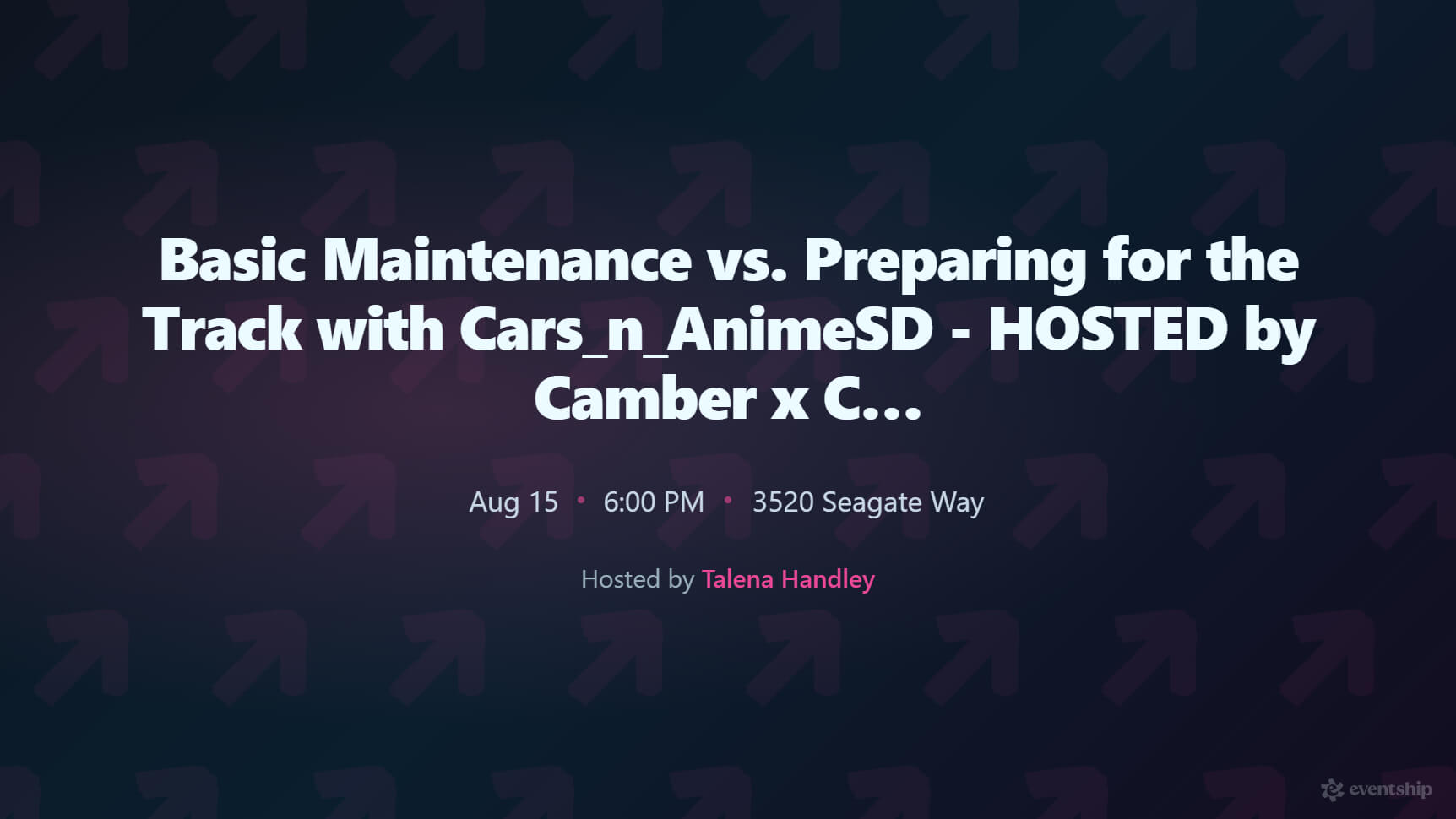 Basic Maintenance vs. Preparing for the Track with Cars_n_AnimeSD  - HOSTED by Camber x Caster in Oceanside