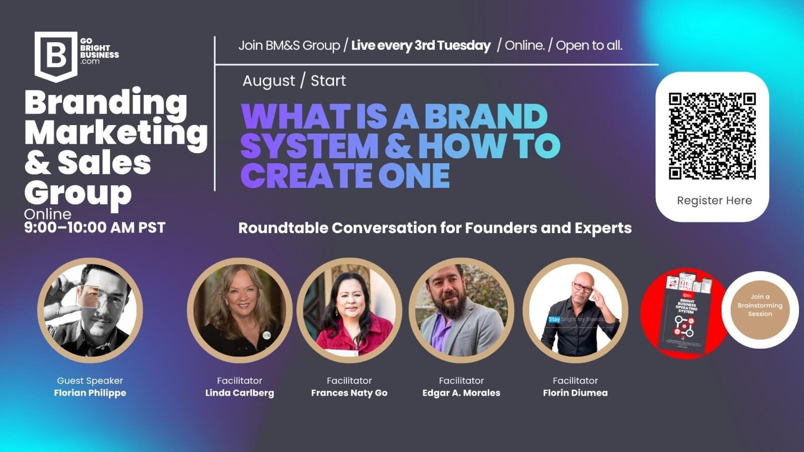 Branding, Marketing & Sales Group — Monthly Meeting