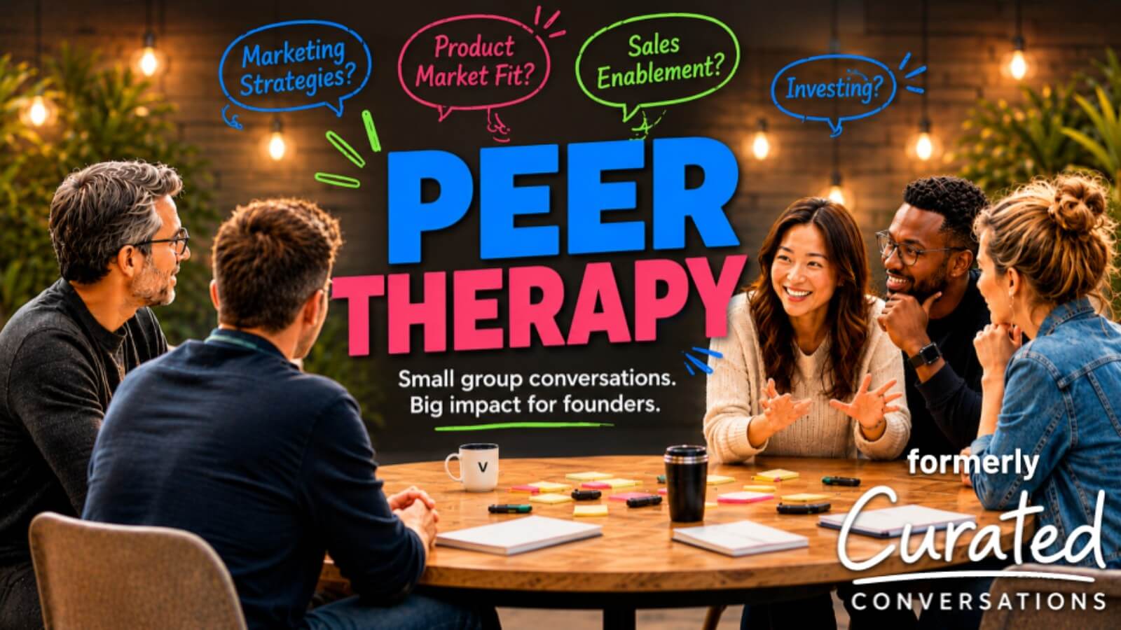 PEER THERAPY - Focused conversations for Founders