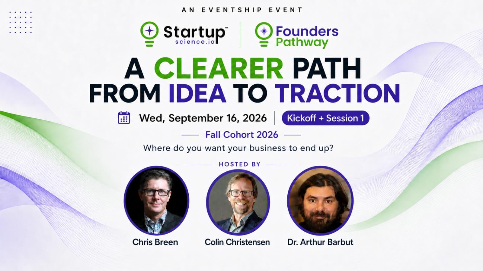 The Founders Pathway Fall 2026: Kickoff + Session 1