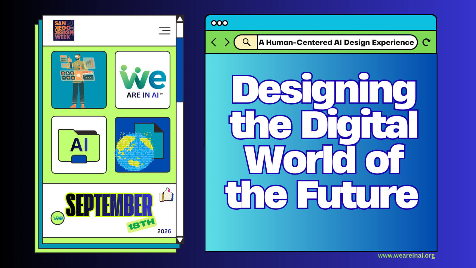 The Digital World of The Future Starts Here: A Human-Centered AI Design Experience | San Diego Design Week 2026