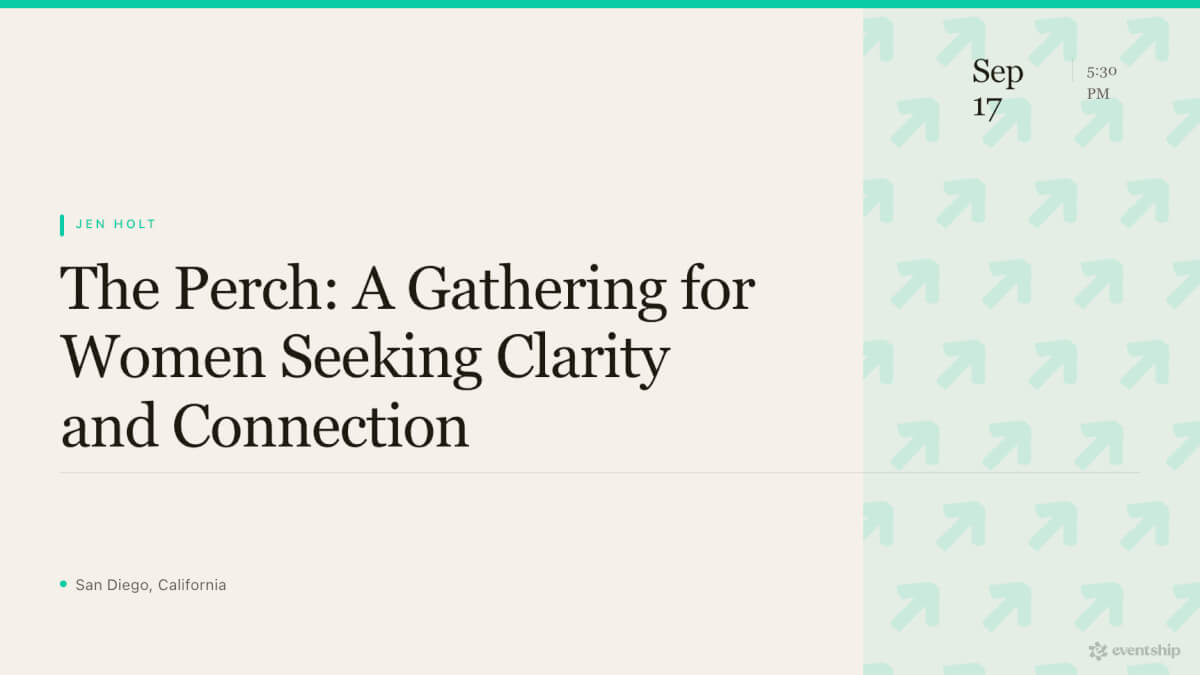 The Perch: A Gathering for Women Seeking Clarity and Connection