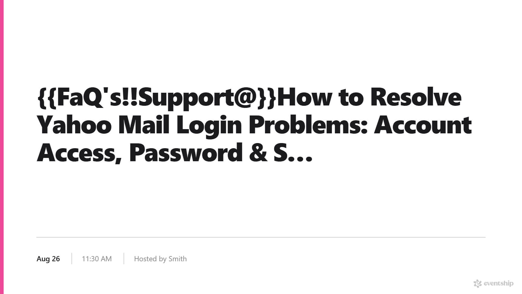 {{FaQ's!!Support@}}How to Resolve Yahoo Mail Login Problems: Account Access, Password & Security Fixes