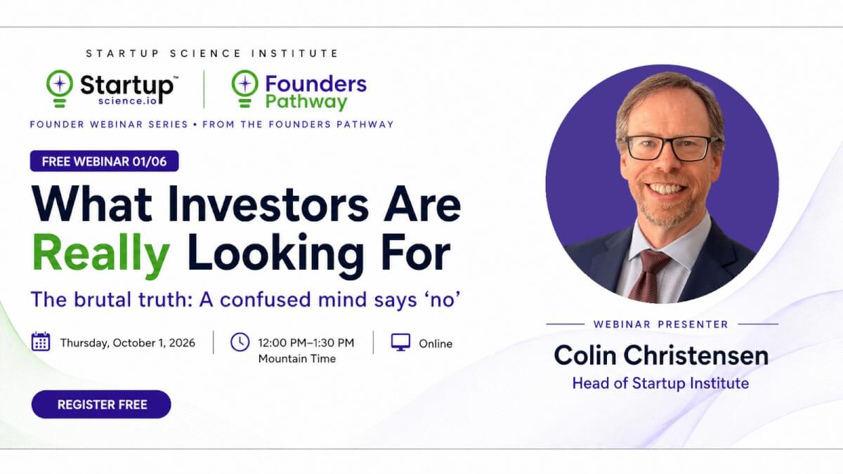 FREE Workshop: What Investors Are Really Looking For