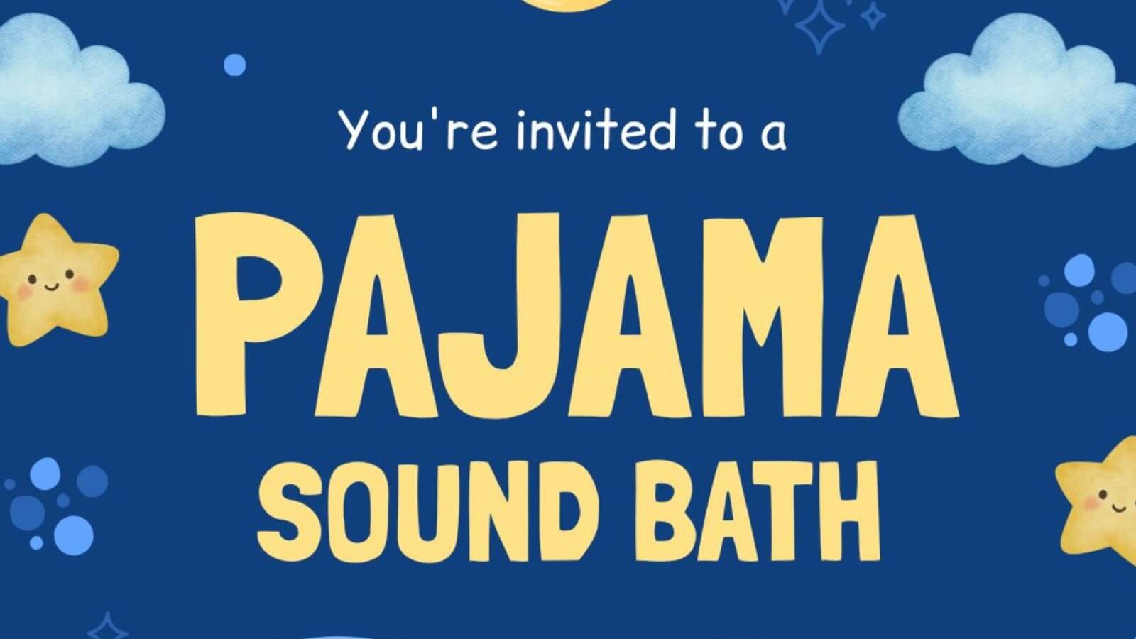 Sound Asleep: A Pajama Sound Bath San Diego