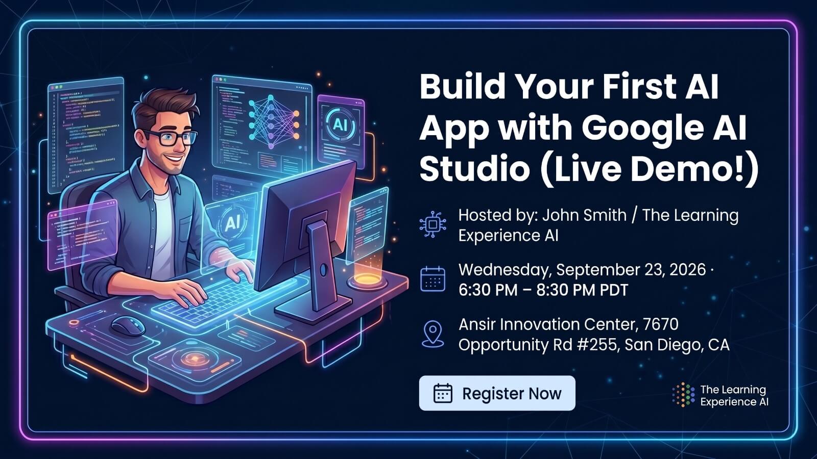 Build Your First AI App with Google AI Studio (Live Demo!)