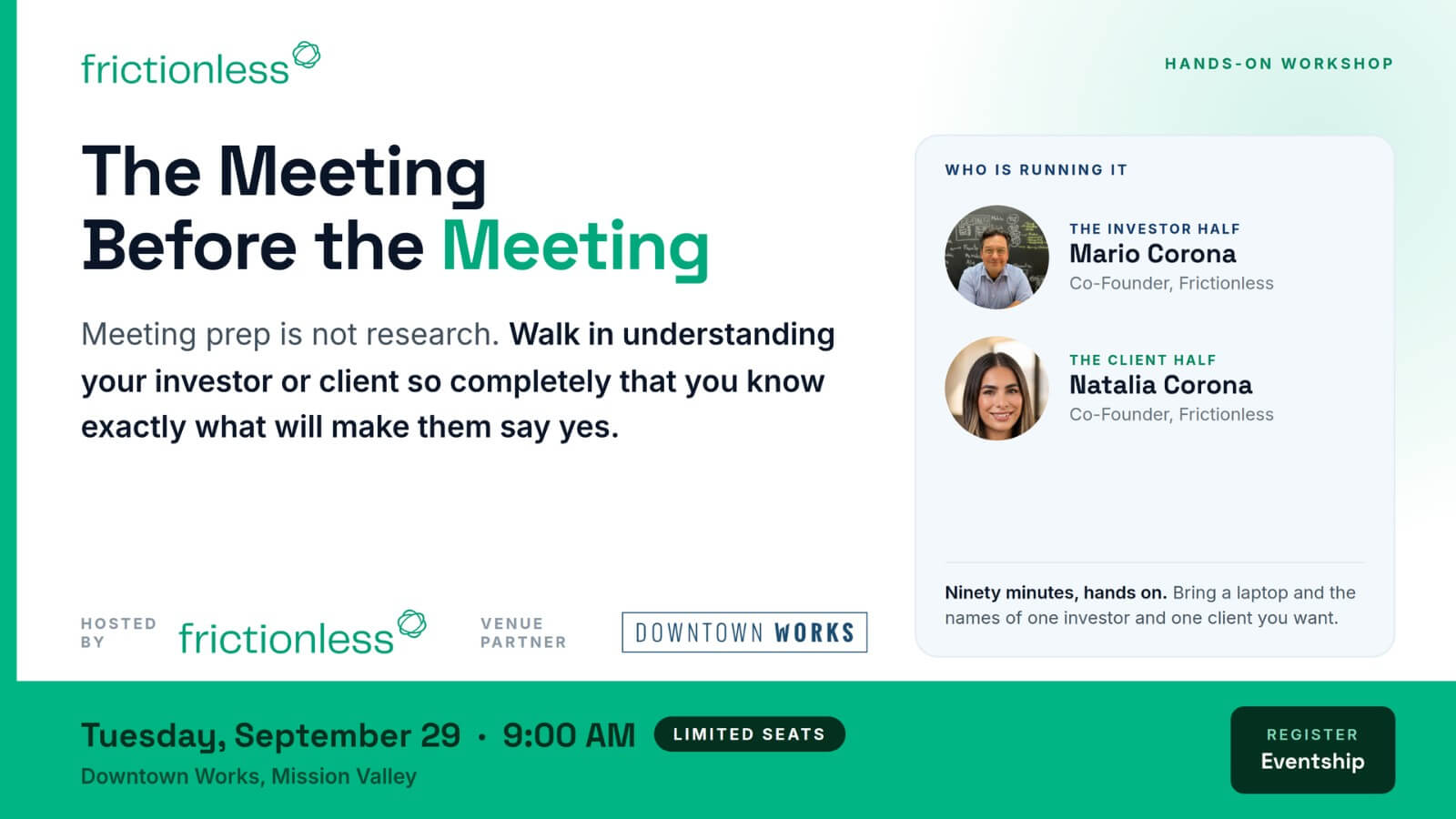 The Meeting Before the Meeting